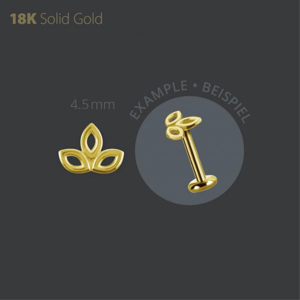 18K GOLD INTERNAL MICRO ATTACHEMENT (MARQUISE TRINITY)