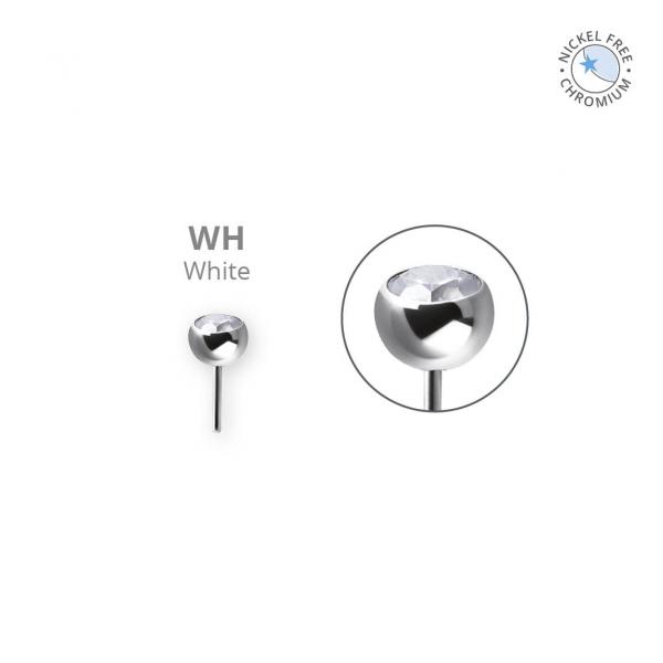 CoCR NF PVD TITANIUM THREADLESS BALL SET W. PREMIUM ZIRCONIA