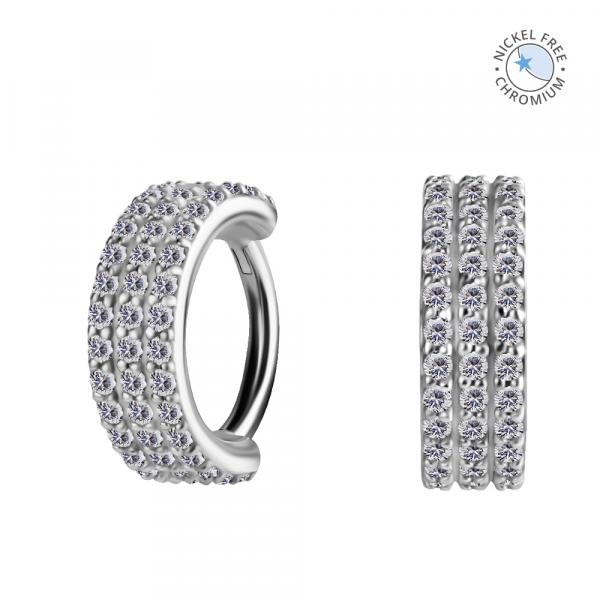 CoCr NF HINGED SEGMENT RING SET W. PREMIUM ZIRCONIA