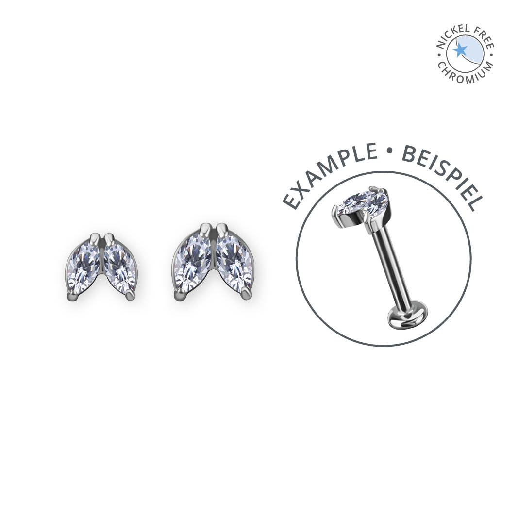 CoCr NF THREADLESS ATTACHMENT SET W. PREMIUM ZIRCONIA