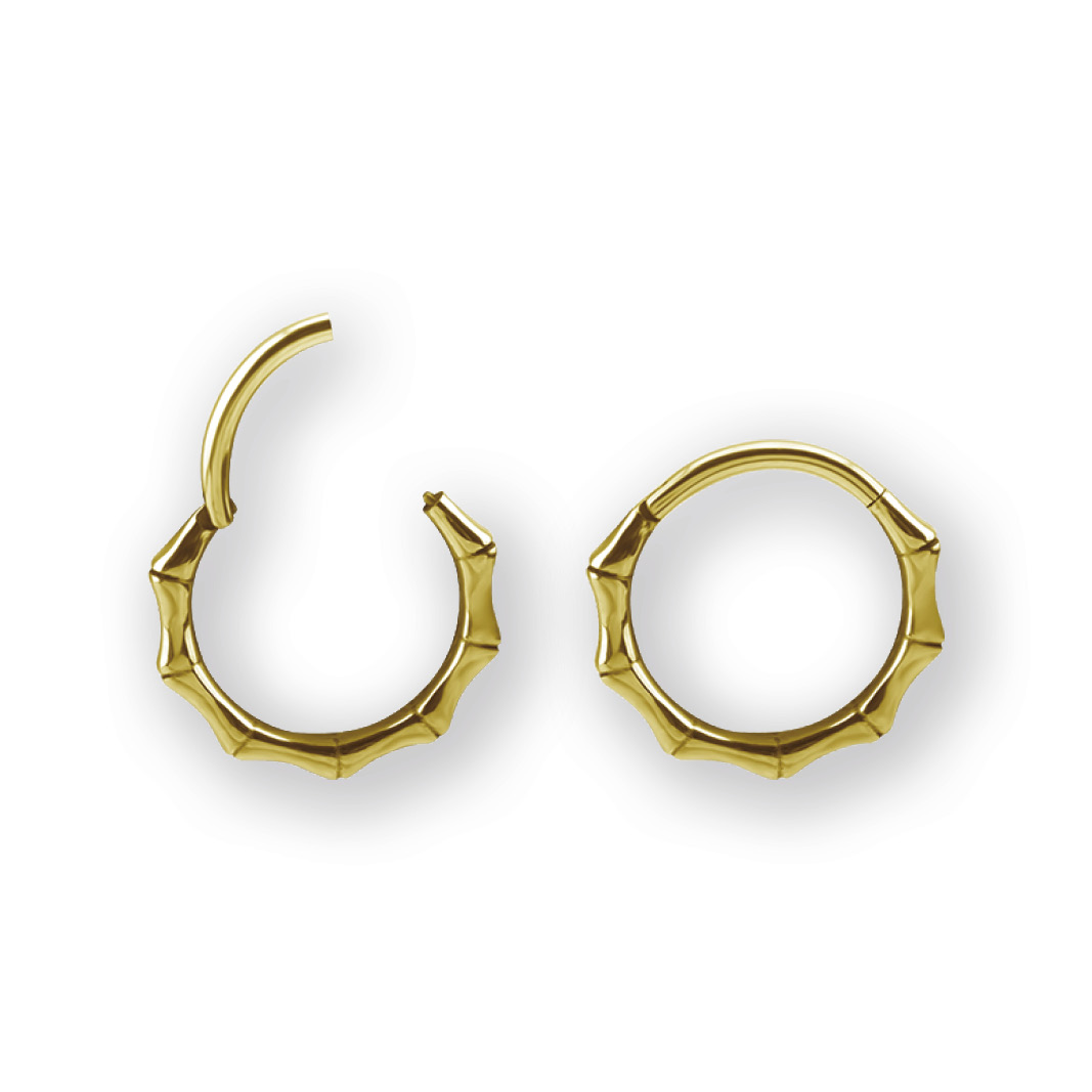 24K GOLD PVD SS316L BAMBOO CLICKER