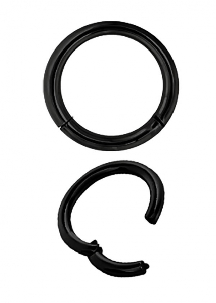 BLACK PVD TITANIUM HINGED SEGMENT RING