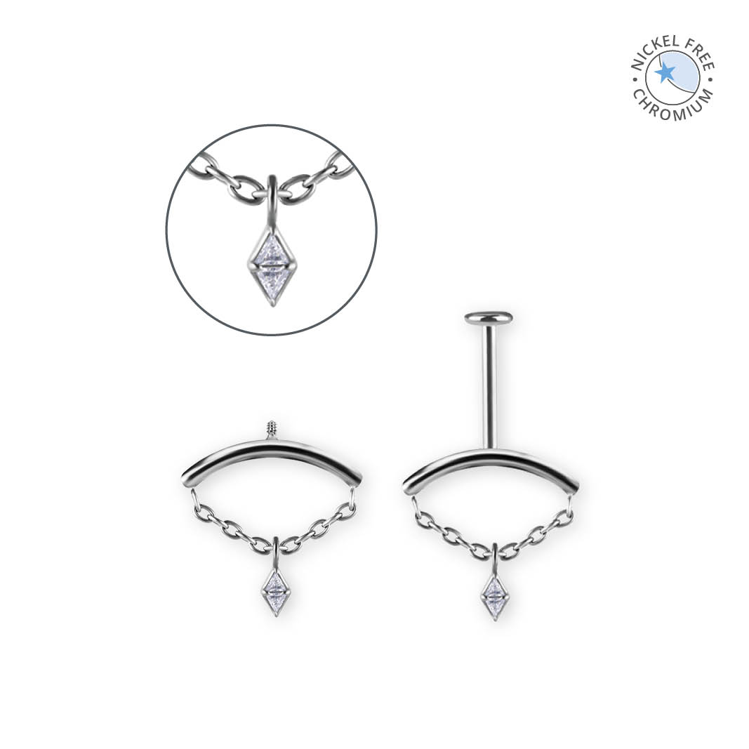 CoCr NF PVD TITANIUM INTERNAL MICRO ATTACHMENT FOR VERTICAL HELIX W. KITE DANGLE