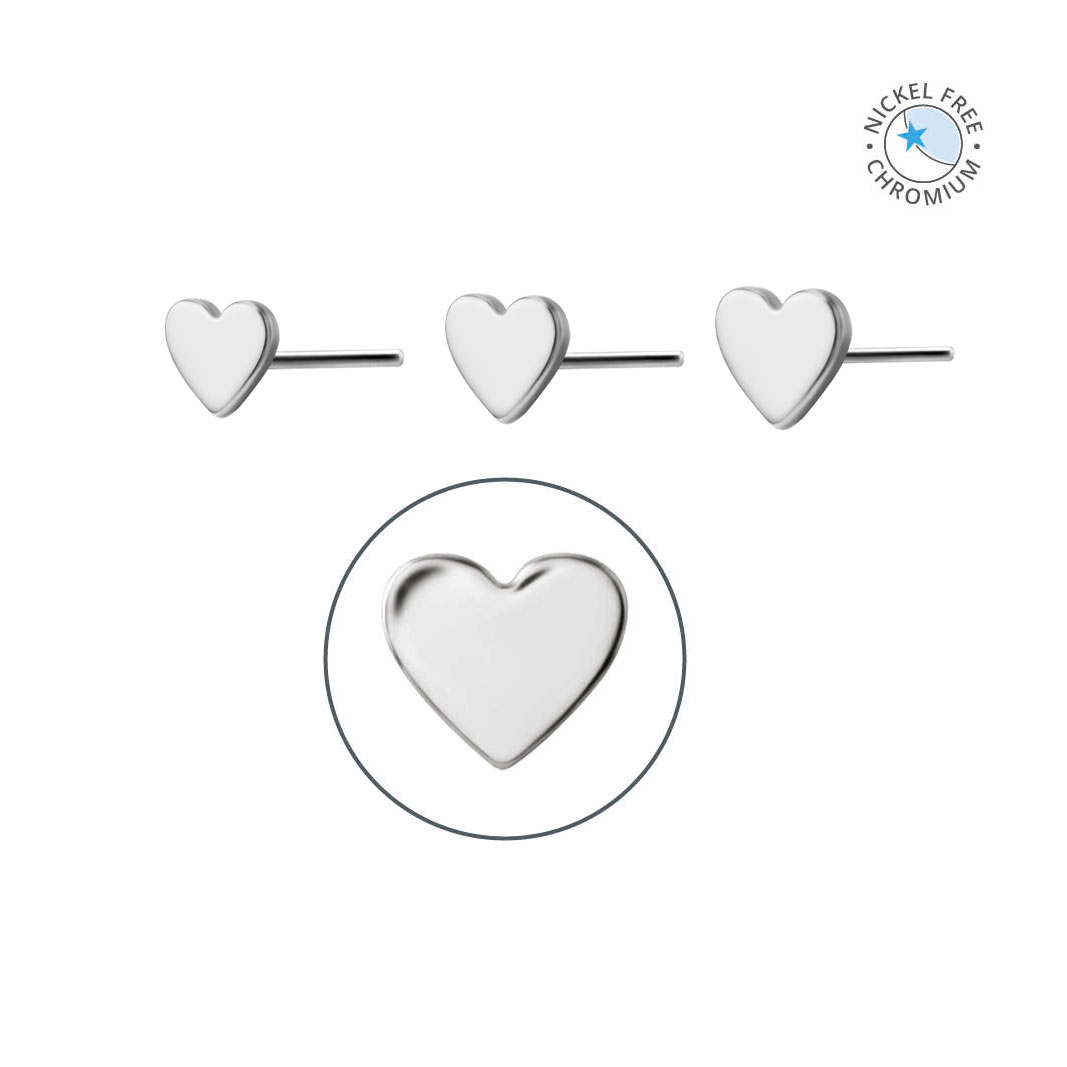 CoCr NF PVD TITANIUM THREADLESS ATTACHMENT (HEART)