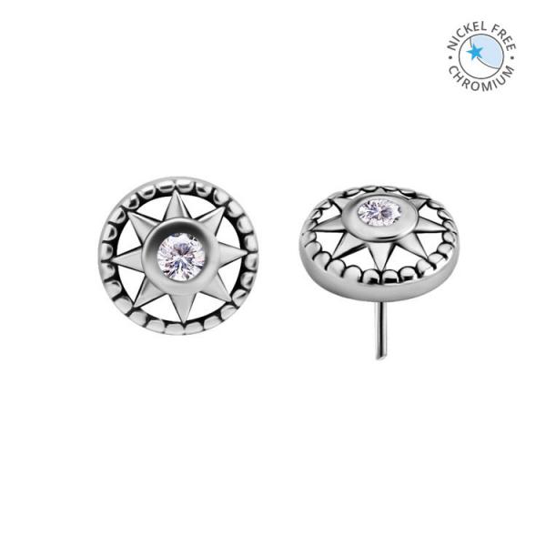CoCr NF THREADLESS TRIBAL BEZEL ATTACHMENT SET W. PREMIUM ZIRCONIA