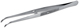 45 DEGREE TWEEZERS WITH LOCK  6" (15.5CM)