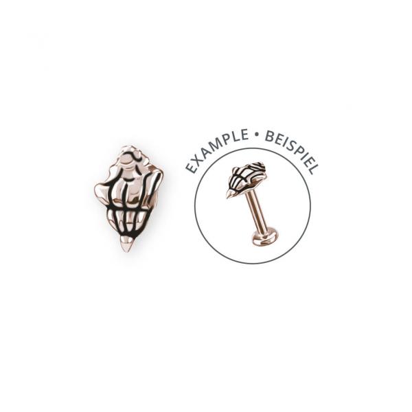 ROSE GOLD PVD SS316L INTERNAL MICRO CONCH ATTACHMENT