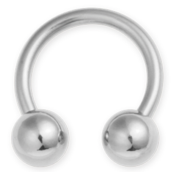 SS316L CIRCULAR BARBELLS