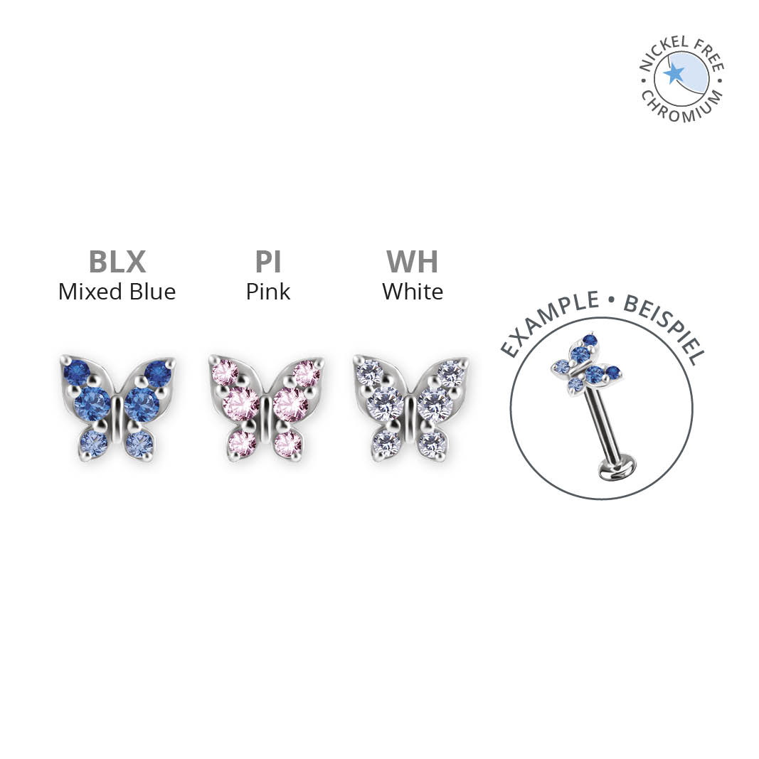 CoCr NF THREADLESS BUTTERFLY ATTACHMENT SET W. PREMIUM ZIRCONIA