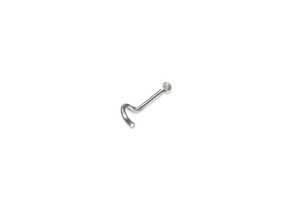 SS316L CURVED NOSE STUDS (DISC)