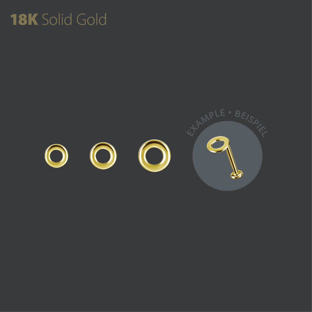18K GOLD INTERNAL CIRCLE SHAPE MICRO ATTACHMENT
