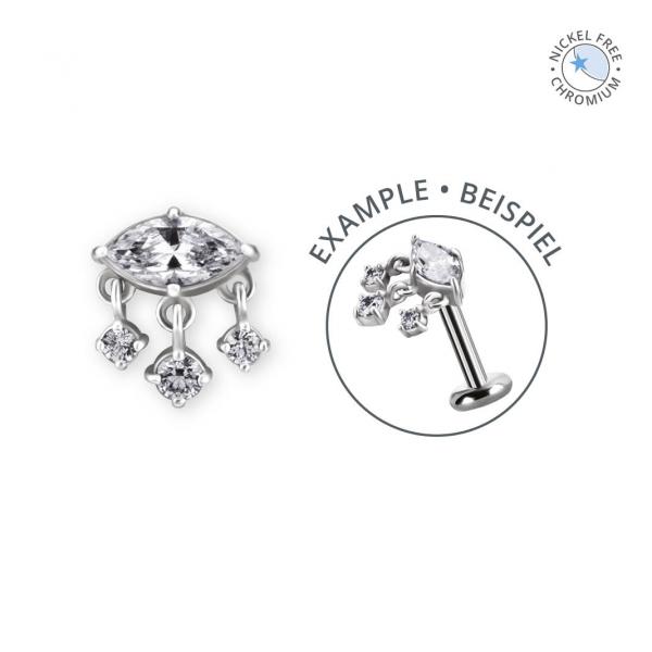 CoCr NF THREADLESS ATTACHMENT SET W. PREMIUM ZIRCONIA