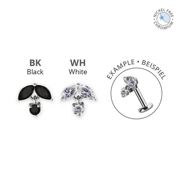 CoCr NF THREADLESS ATTACHMENT SET W. PREMIUM ZIRCONIA