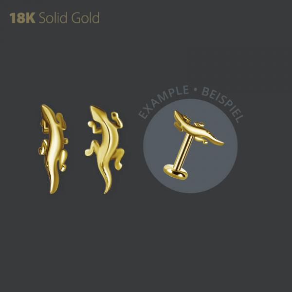 18K GOLD CROCODILE  MICRO ATTACHMENT