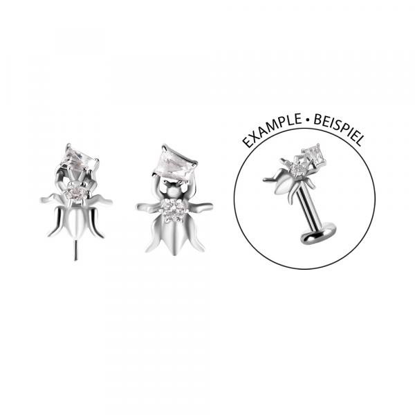 CoCr NF THREADLESS ANT ATTACHMENT SET W. PREMIUM ZIRCONIA