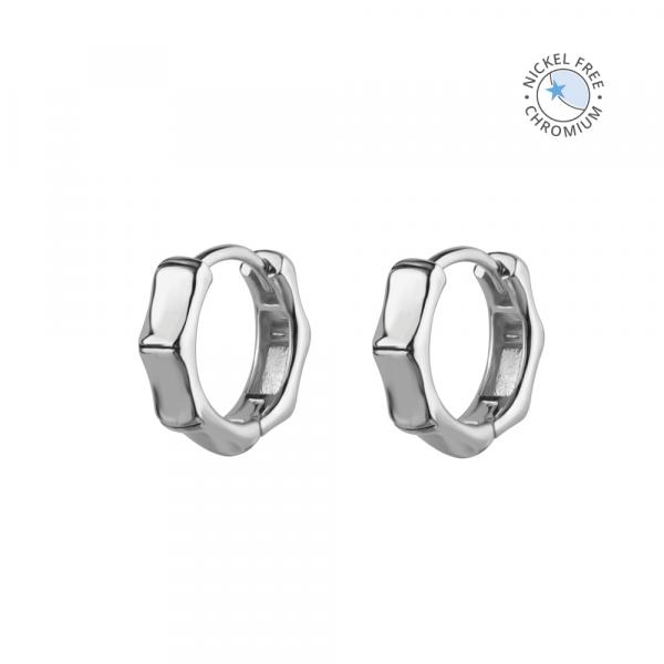 CoCr NF BAMBOO EARRINGS (HUGGIES) (PAIR)