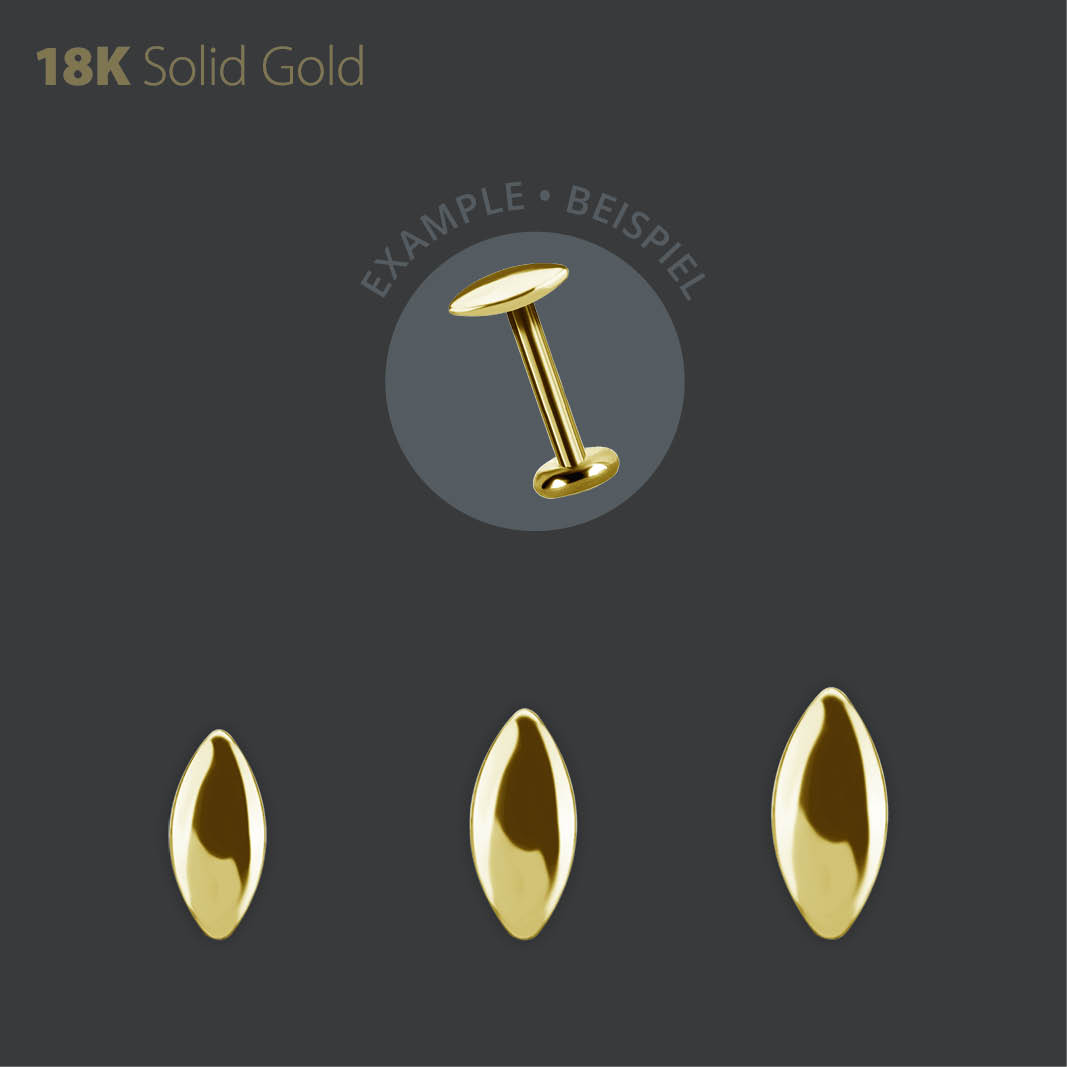 18K GOLD INTERNAL MARQUISE MICRO ATTACHMENT
