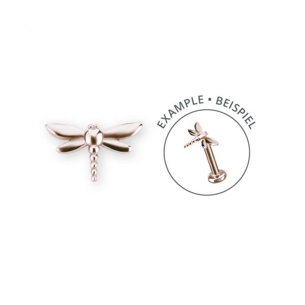 ROSE GOLD PVD SS316L INTERNAL MICRO DRAGONFLY ATTACHMENT
