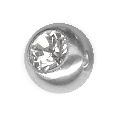 TITANIUM JEWELLED BALLS 4MM