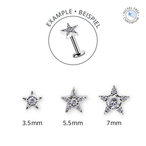 CoCr NF INTERNAL MICRO STAR ATTACHMENT SET W. PREMIUM ZIRCONIA