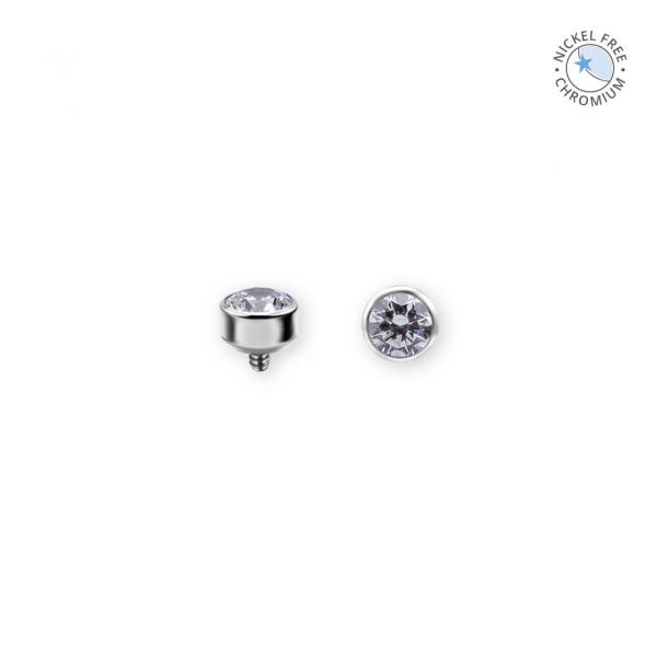 CoCr NF PVD TITANIUM DISC FOR INTERNAL BELLY BANANA SET W. PREMIUM ZIRCONIA